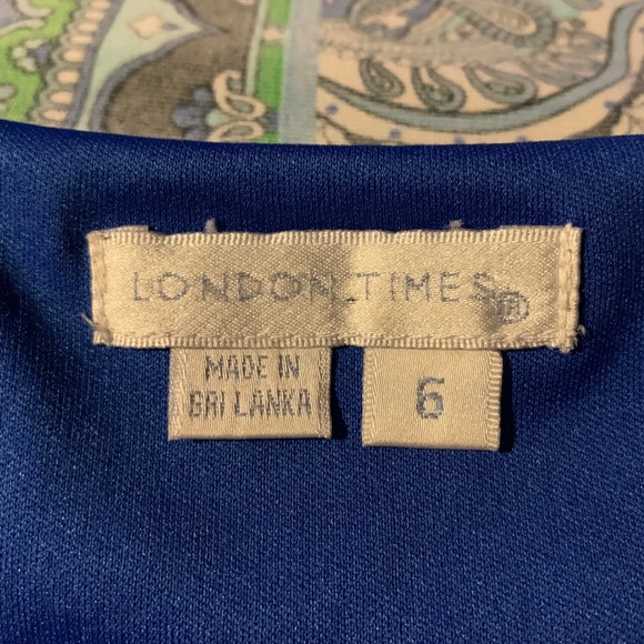 LONDON TIMES women’s dress. Size 6 - Picture 5 of 5